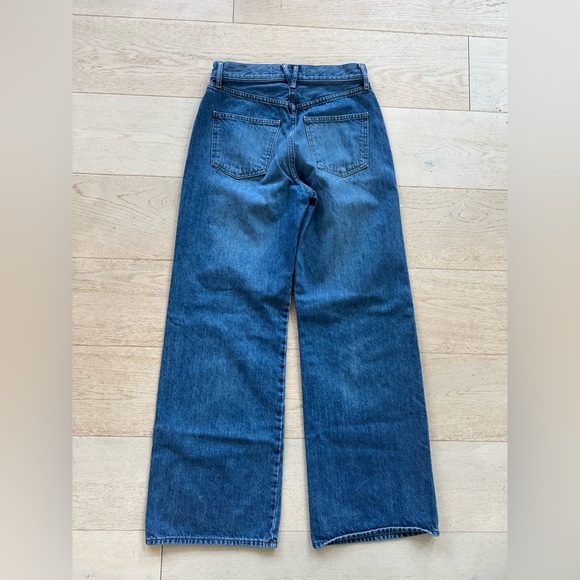 Veronica Beard Taylor Relaxed Wide Leg Jeans high rise - Picture 7 of 13